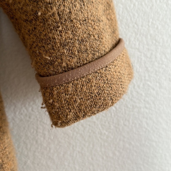 CHICWISH Just Knitted Open Coat in Brown 3/4 Sleeve - Picture 4 of 6